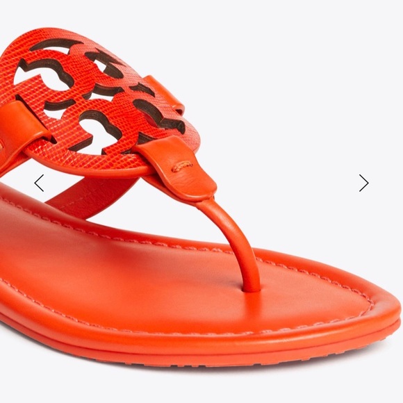 Sold‼️New Tory Burch Miller orange - Picture 8 of 8